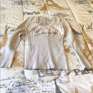 Guess sweater with back tie detail